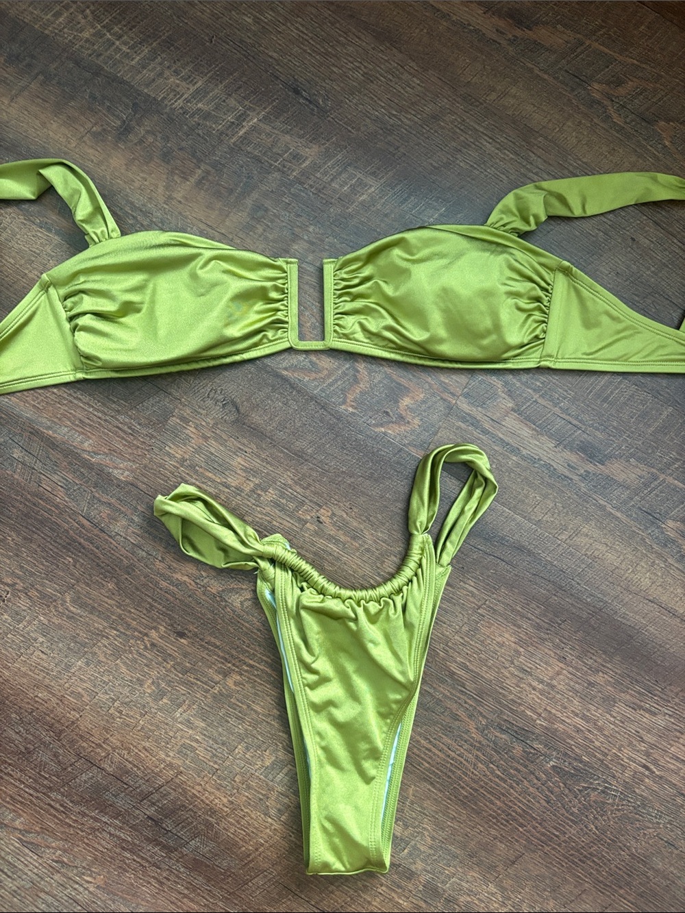 Olive Green Two-Piece Bikini Set